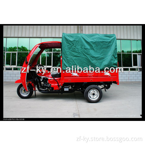 hot selling 175CC/200CC250CC passenger/cargo three wheel motorcycle with sunshade